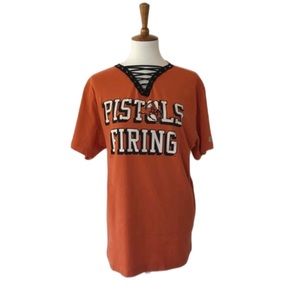 Oklahoma State Lace Up Shirt